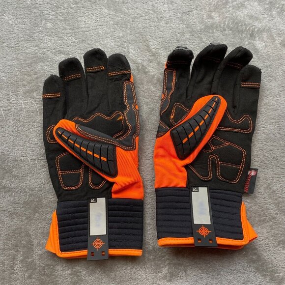Watson Gloves Convict #1010 Men's XL Orange Black High Performance Work Gloves - Picture 6 of 13